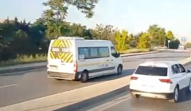 Başakşehir’de ters yönde ilerleyen araçlar trafikte tehlike saçtı