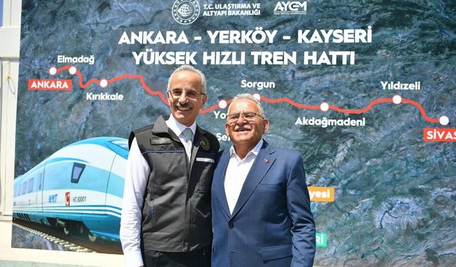 Başkan Büyükkılıç: "Kayseri, yüksek hızlı tren ile Anadolu’nun parlayan yıldızı olacak"