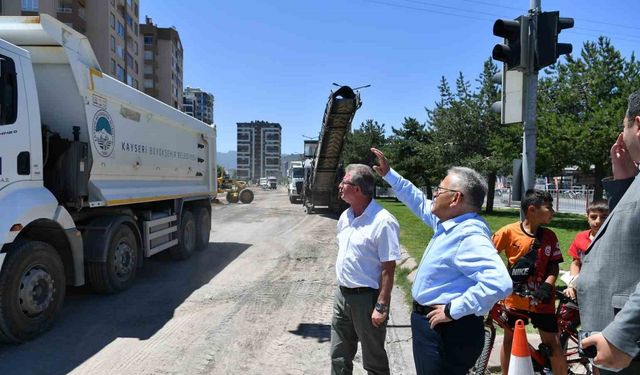 Başkan Büyükkılıç; Seher Bulvarı’ndaki yatırımı yerinde inceledi