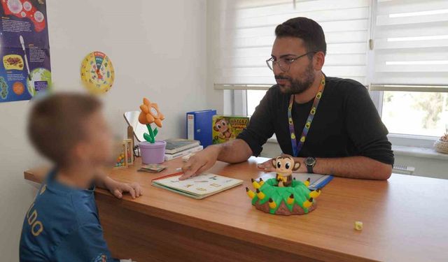 Dil ve konuşma terapisi merkezine yoğun ilgi