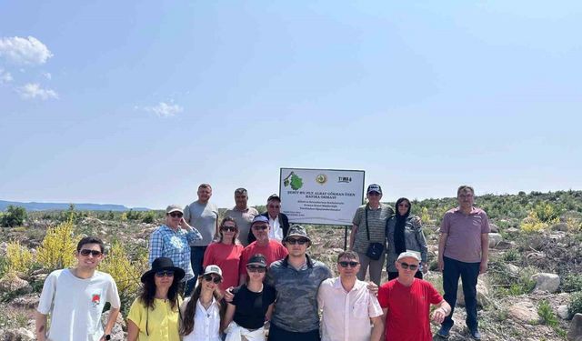 Eskişehirli şehidin hatırası Kümbet’teki ormanda yaşayacak