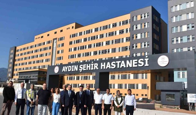 İl Sağlık Müdürü Şenkul, Şehir Hastanesi inşaatında incelemelerde bulundu