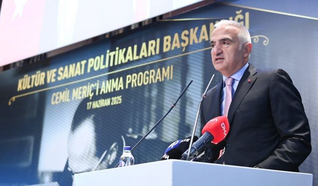 Kültür ve Turizm Bakanı Ersoy, Cemil Meriç’i anma programına katıldı