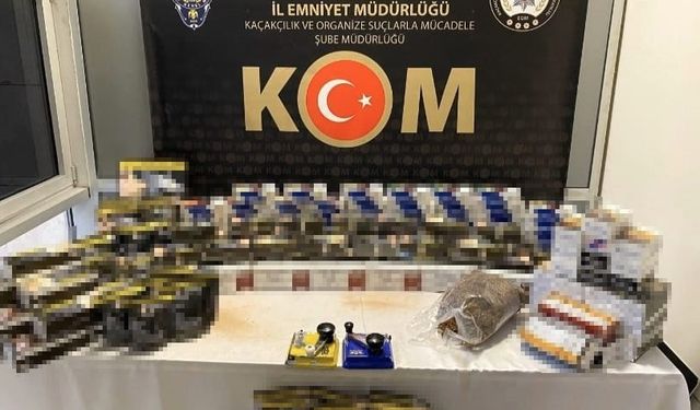 Kütahya’da kaçak sigara operasyonu