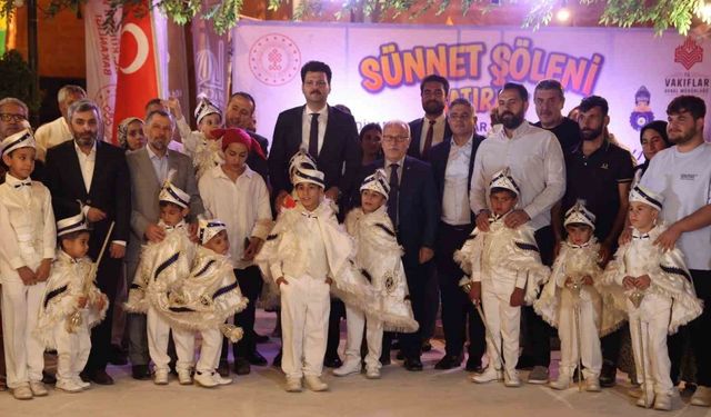 Mardin’de 26 çocuk için sünnet töreni düzenlendi