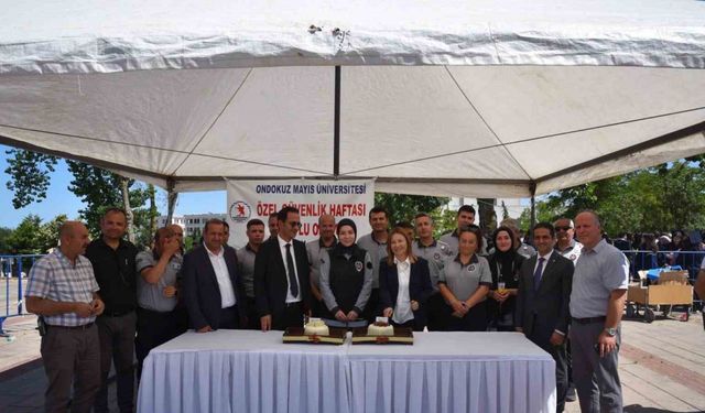 OMÜ’de Özel Güvenlik Haftası kutlandı