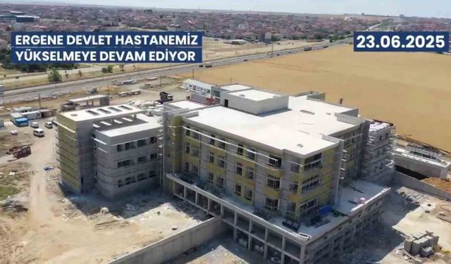 Özgür Özel ’çukur’ dedi, yüzde 70’i tamamlanan hastane çıktı