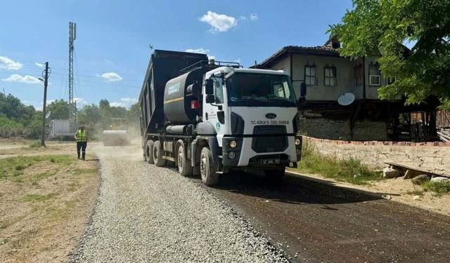 Sinop’ta asfalt sezonu başladı