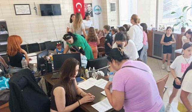 Söke Belediyesi Yaz Okulu kayıtlarına ilk günden yoğun ilgi