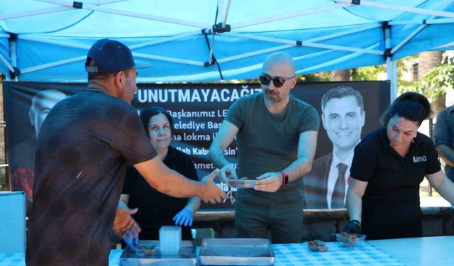 Söke’de Levent Tuncel ve Ferdi Zeyrek hayrına lokma döküldü