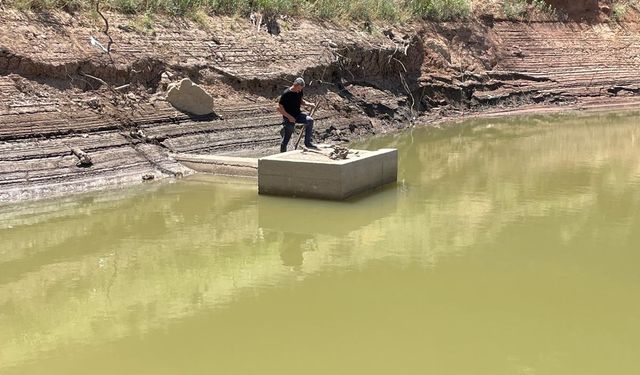 Halhalca Barajı’nda Su Tükenince Vanalar Kapatıldı
