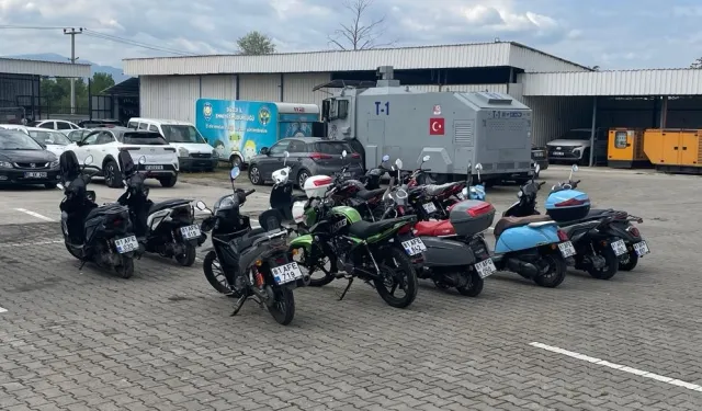 Düzce’de 'motosiklet tadilat' operasyonu: 27 gözaltı!