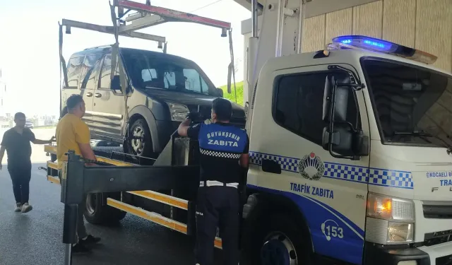 Kocaeli Zabıtası tedavi yolunda yalnız bırakmadı