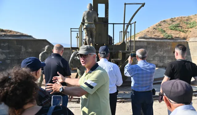 Manisalı gazi ve şehit yakınları Çanakkale'de tarihi soludu