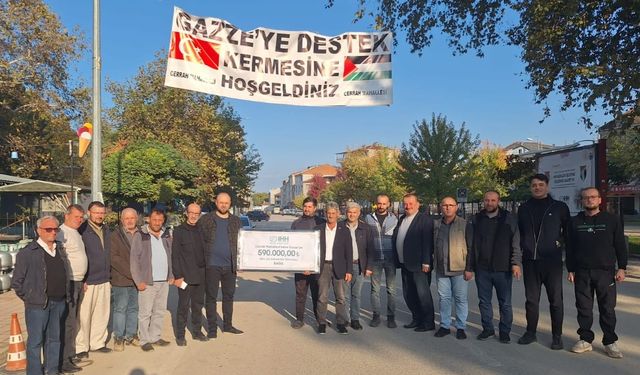 Kermesten Elde Edilen Gelir İHH'ya Teslim Edildi