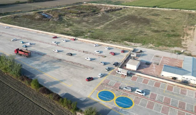 İnegöl'de yeni sürücü eğitim alanı faaliyete geçti