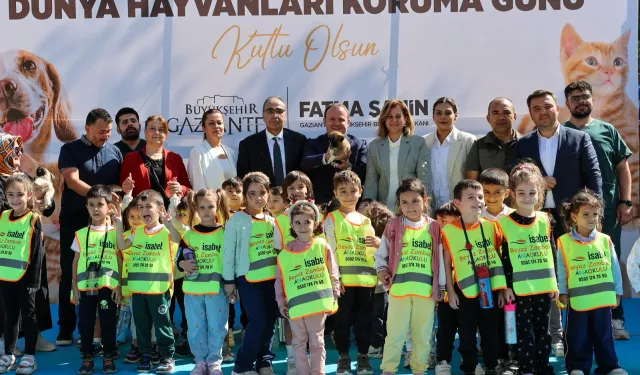 Gaziantep'te Hayvan Hakları Günü sevgiyle kutlandı