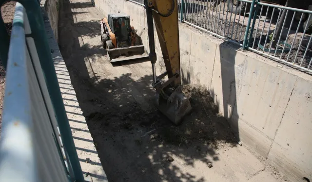 Kayseri Melikgazi'den şiddetli yağışlar öncesi temizlik