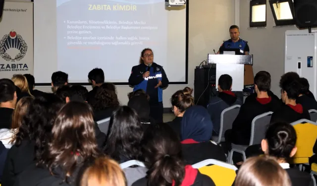 Kocaeli zabıtası öğrencilerle buluştu