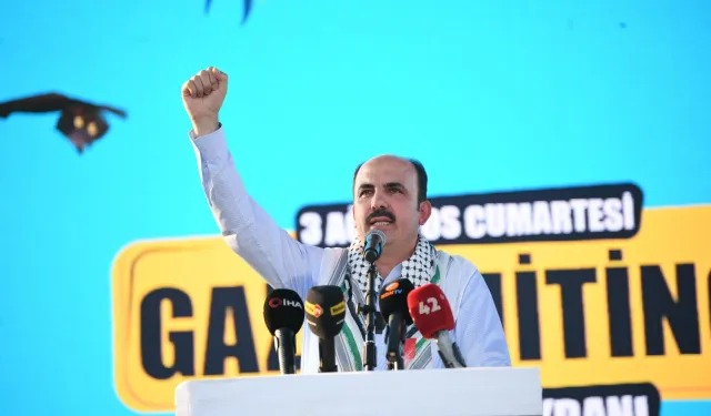 Konya'da Başkan Altay'dan Gazze mesajı