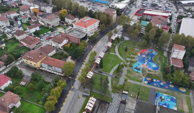 Sakarya'da Hendek'in kalbi Şehit Gaffar Okkan Bulvarı'na Büyükşehir dokunuşu