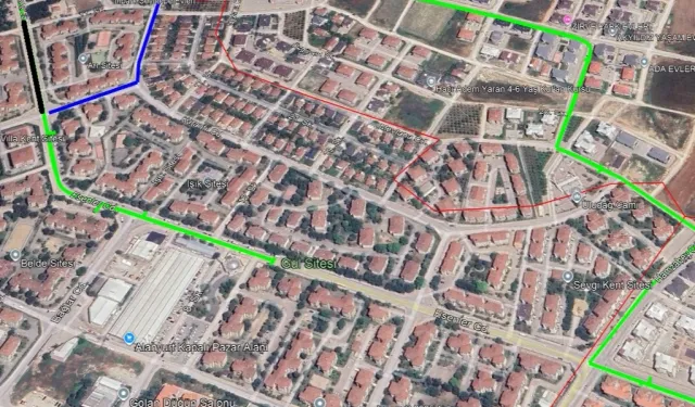 İnegöl'de toplu ulaşım hatlarında düzenleme
