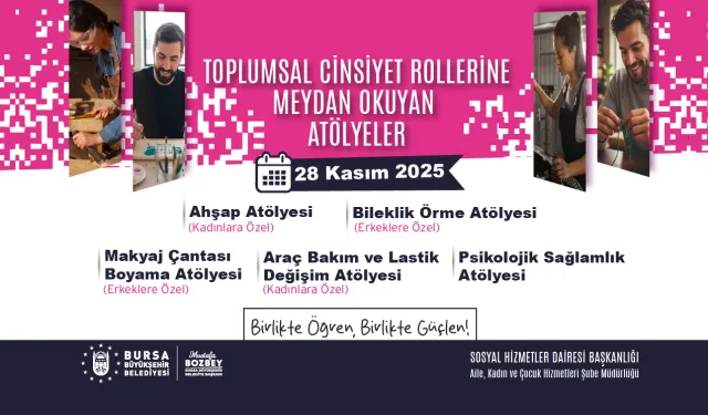 Bursa'da şiddete karşı eşitlik hamlesi... Farkındalık atölyeleri hayata geçiyor