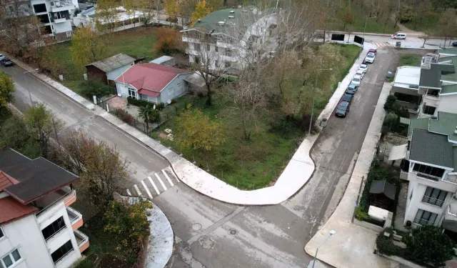 Kocaeli Başiskele sahilinde ilk etap yaya kaldırımları tamam