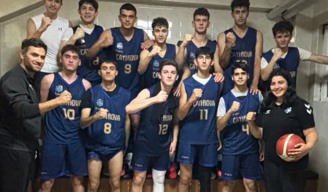 Kocaeli Çayırova'nın genç basketbolcuları namağlup lider