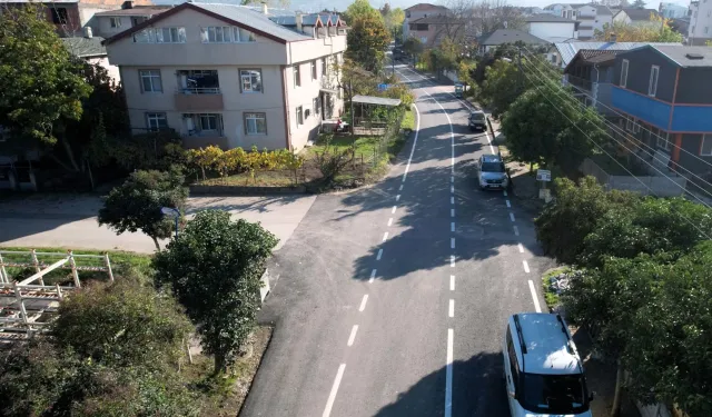 Kocaeli'de Gölcük Bilgin Caddesi yeni yüzüne kavuştu