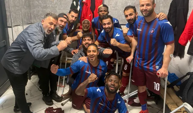 Trabzon Ampute Futbol Takımı sahasında galip