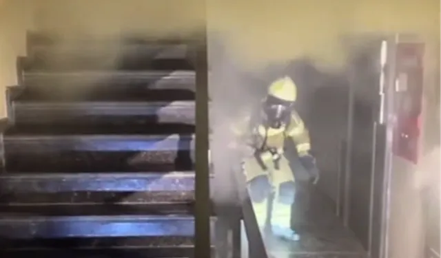 Bursa Nilüfer'de otel yangını korkuttu! 35 kişi tahliye edildi