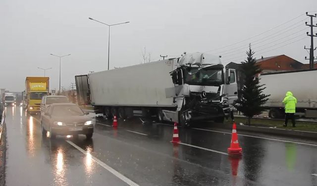 İnegöl'de korkutan kaza