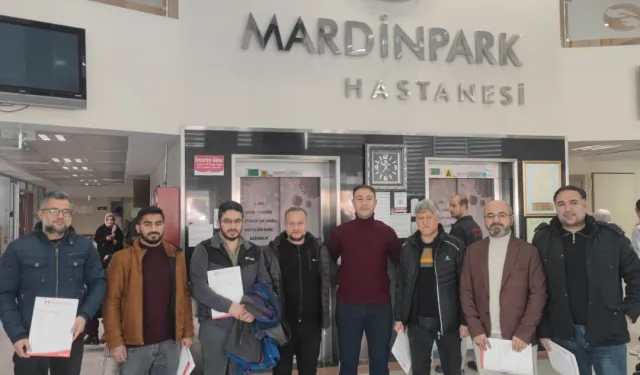 Mardin Park Hastanesi'nden gazetecilere geleneksel check-up