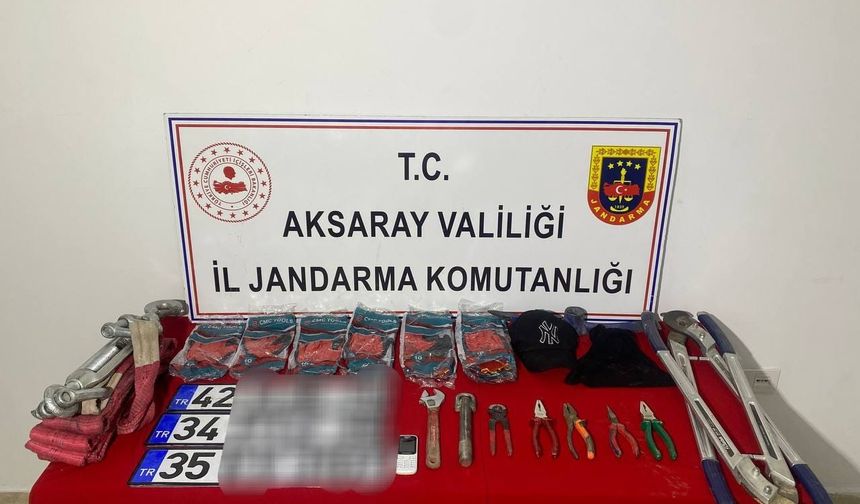 Aksaray’da JASAT’ın yakaladığı 7 milyonluk hırsız tutuklandı