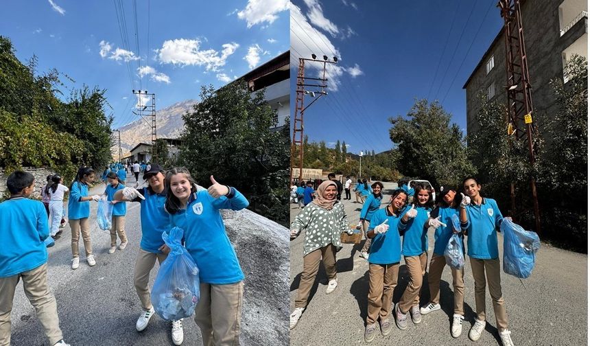 Hakkari’de “Temiz Okulum Temiz Mahallem” temizlik kampanyası