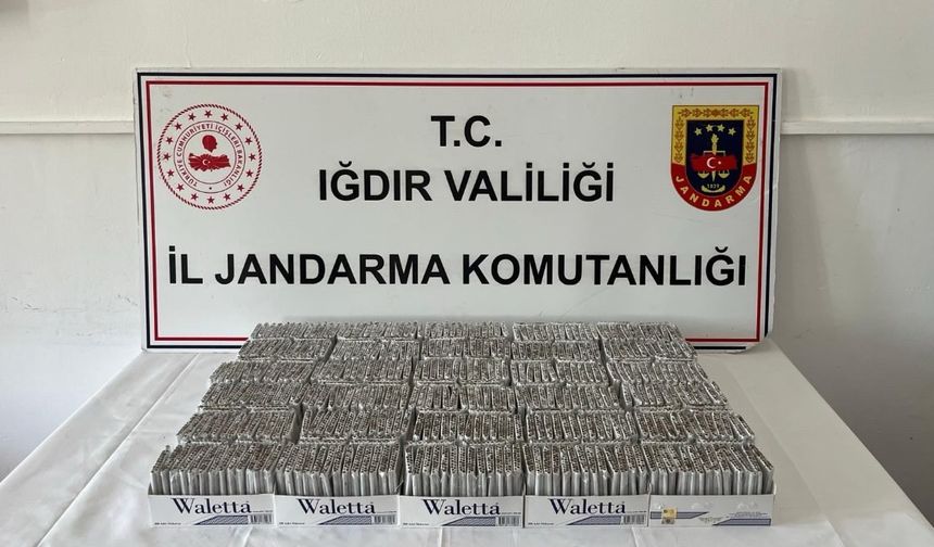 Iğdır’da tütün kaçakçılığına geçit yok: 1 şüpheli yakalandı