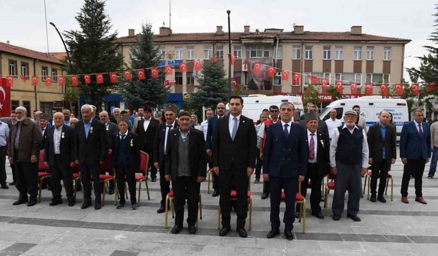 Tomarza’da Gaziler Günü programı düzenlendi