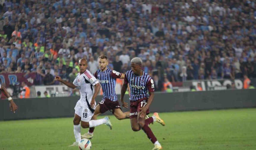 Trendyol Süper Lig: Trabzonspor: 1 - Beşiktaş: 1  (Maç sonucu)