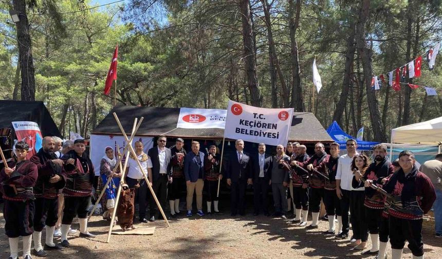 Yörük Festivali’nde Keçiören standına büyük ilgi