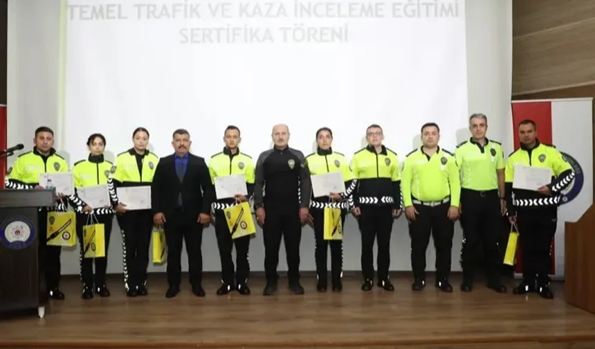 Bursa’da trafik polislerine trafik ve kaza inceleme eğitimi