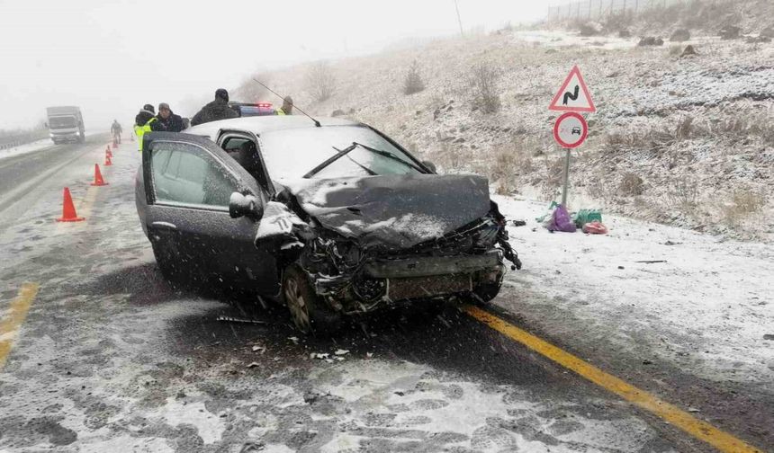 Ardahan’da kar ve sis kazayı beraberinde getirdi: 8 yaralı