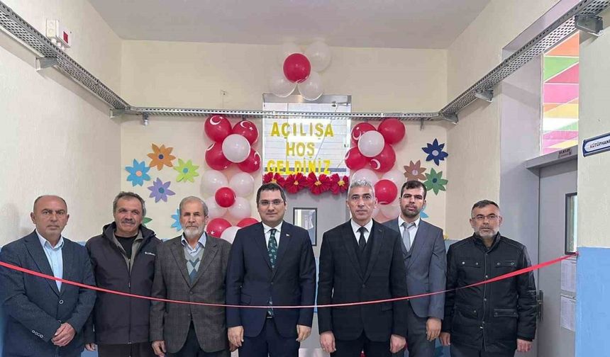 Bozkır’da ortaokula modern laboratuvar kazandırıldı