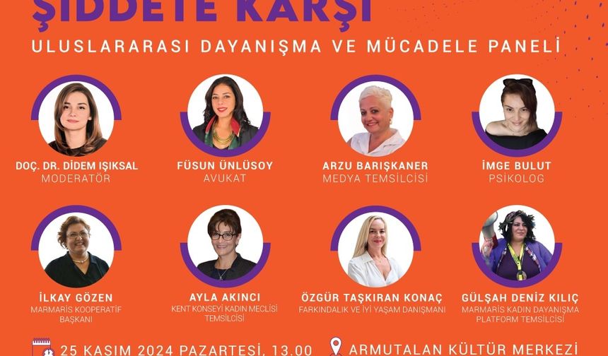 Marmaris’te kadına yönelik şiddete karşı panel düzenlenecek