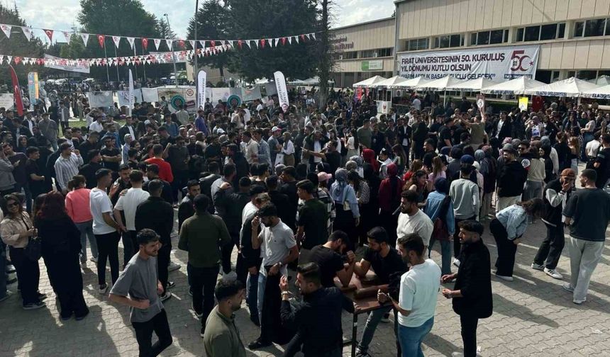 FÜ’de ’50. Yıl Bilim ve Öğrenci Festivali’  sona erdi