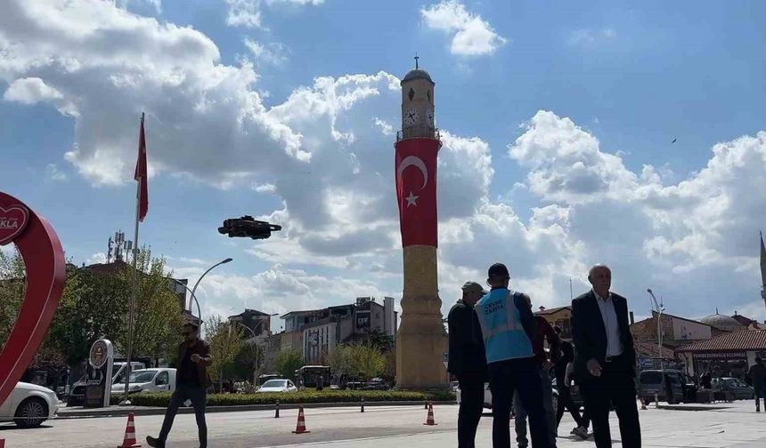 Yere sigara izmariti atanlara dronlu denetim