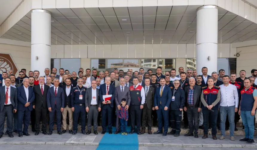 81 ilin itfaiyecileri Malatya'da toplandı