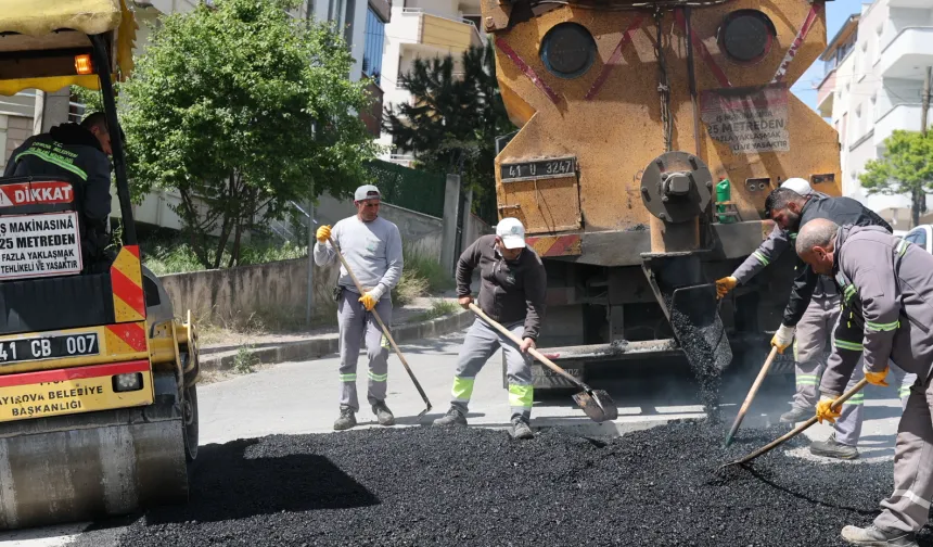 Kocaeli'de ekipler yol konforu için harekette!