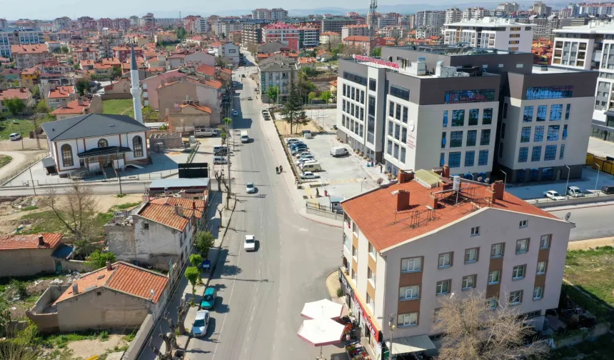 Konya Meram’da yol genişletme çalışmalarına devam
