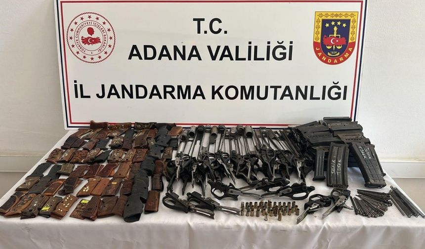 Adana’da silah üretimi yapan şüpheli yakalandı